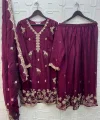 Bilqis B 291 A To D Nc Moss Beads Readymade Plazzo Pakistani Suits 